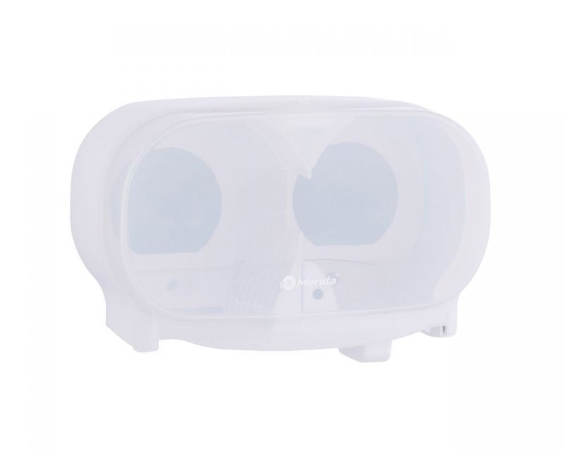 Zásobník na 2 role toalet. papíru bez dutinky MERIDA Hygiene CONTROL, bílý