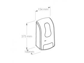 Dávkovač dezinfekce AUTOMATIC Merida ONE černý na dolévání, spray