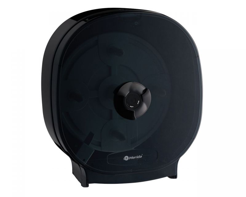 Zásobník na čtyři role toaletního papíru bez dutinky MERIDA ONE MAXI, černý