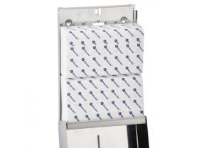 Zásobník na jednotlivé ručníky NEREZ SLIM MAXI lesk