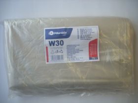 Sáčky LDPE, 30 mi, 60x90 cm, 70 l, čiré, 50 ks/bal /W30P/
