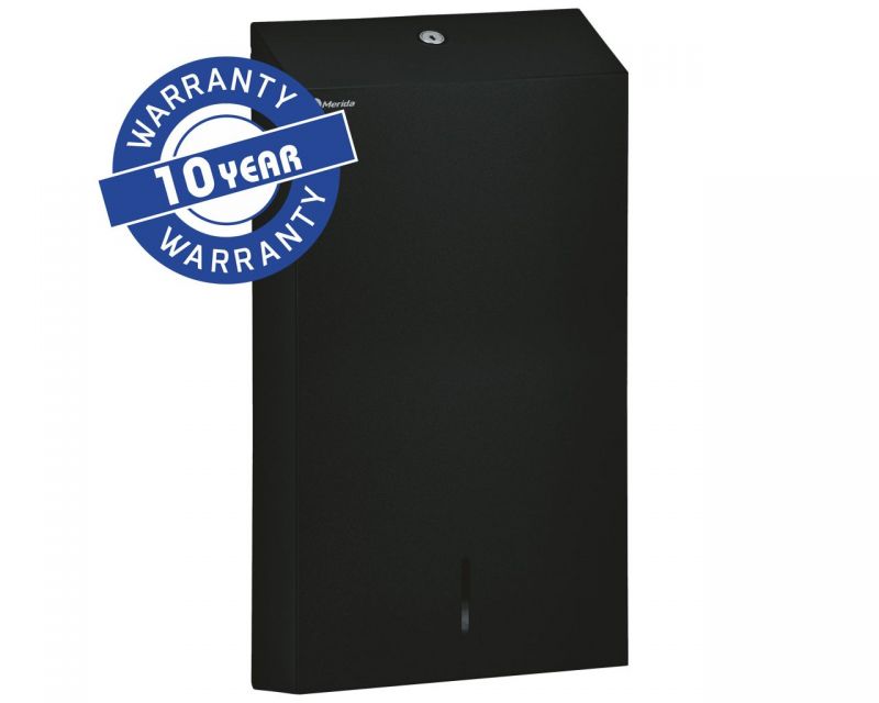 Zásobník na jednotlivé papírové ručníky MERIDA STELLA SLIM MEGA nerez černá