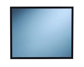 Zrcadlo v kovovém rámu MERIDA STELLA nerez černá, 50x60 cm