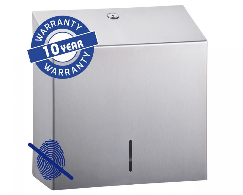 Zásobník na jednotlivé papírové ručníky MERIDA STELLA Anti-FingerPrint MAXI, nerez mat