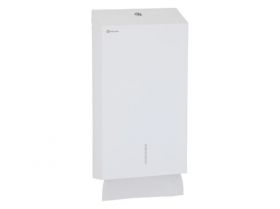 Zásobník na jednotlivé papírové ručníky MERIDA STELLA SLIM MEGA nerez bílá