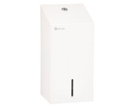 Zásobník na skládaný toaletní papír MERIDA STELLA nerez bílá (kapacita až 400 listů)