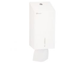 Zásobník na skládaný toaletní papír MERIDA STELLA nerez bílá (kapacita až 400 listů)