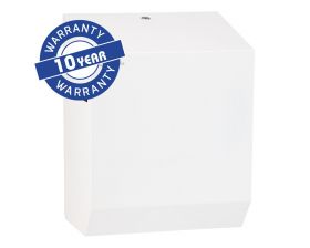Mechanický podavač papírových ručníků v rolích MERIDA STELLA MAXI nerez bílá