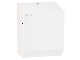 Mechanický podavač papírových ručníků v rolích MERIDA STELLA MAXI nerez bílá