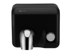 Elektrický osoušeč rukou STARFLOW PLUS mat s tlačítkem, povlak Anti-FingerPrint, černý