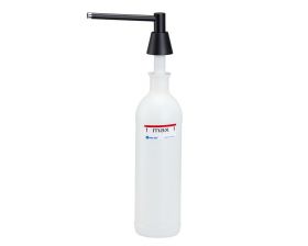 Dávkovač tekutého mýdla umyvadlový CONE, objem nádržky 1000 ml, černý