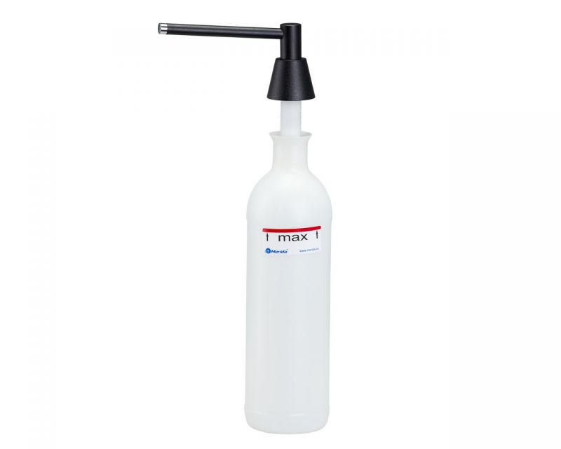 Dávkovač tekutého mýdla umyvadlový CONE, objem nádržky 1000 ml, černý