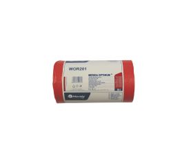 Sáčky na odpadky MERIDA OPTIMUM, 60 x 90 cm, objem 70 l, role 50 ks, ČERVENÉ, HDPE/LDPE