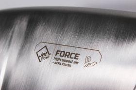 Osoušeč rukou Jet Dryer FORCE Černý ABS plast