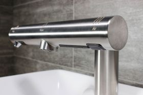 Jet Dryer AIRTAP 3v1 - kulatá Kartáčovaný nerez
