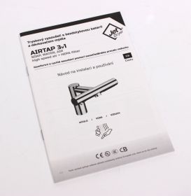 Jet Dryer AIRTAP 3v1 - kulatá Kartáčovaný nerez