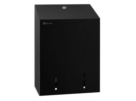 Zásobník na SKLÁDANÝ toaletní papír STELLA nerez mat kapacita až 900 listů