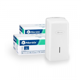 Zásobník na skládaný toaletní papír za 1,- Kč + 2 bal. toaletního papíru POB403