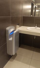 Osoušeč rukou Jet Dryer  CLASSIC stříbrný ABS plast