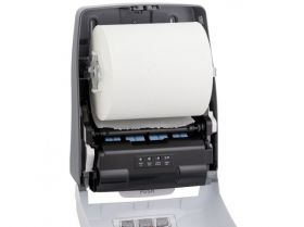 Automatický bezdotykový podavač papírových ručníků v rolích MAXI MERIDA ONE, bílý