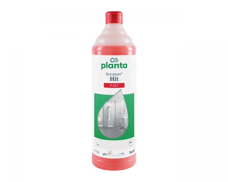 Ekologický prostředek pro každodenní čištění sanitárních zařízení Bucasan HIT 1 l