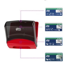 TORK 654008 – Zásobník na skládané utěrky W4