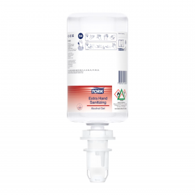 TORK 424205 - Extra gelový dezinfekční prostředek na ruce s alkoholem, 1000 ml, S4