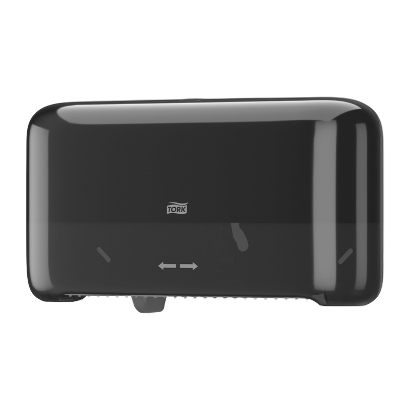 TORK 558068 OptiServe – Zásobník na 2 role bezdutinkového toaletního papíru T7, černý