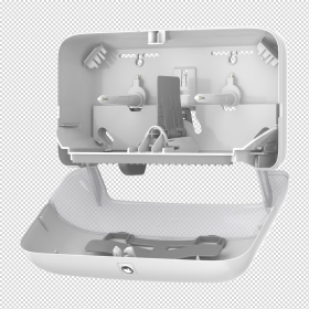 TORK 558060 OptiServe – Zásobník na 2 role bezdutinkového toaletního papíru T7, bílý