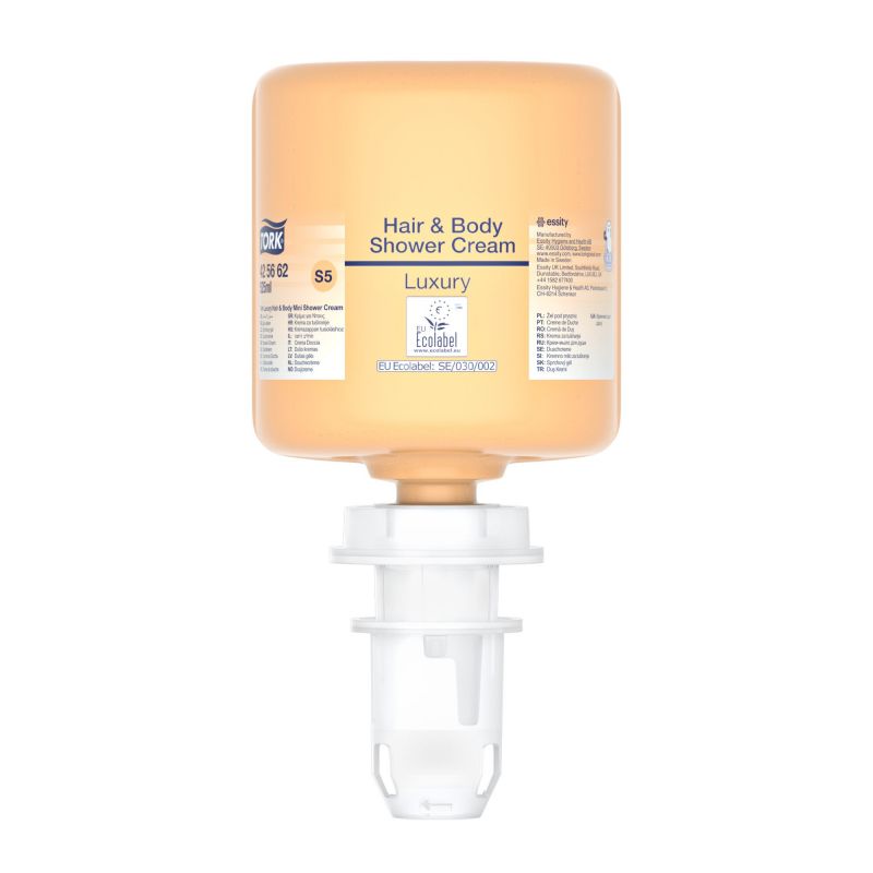 TORK 425662 – Mini luxusní sprchový gel na vlasy a tělo S5, 525 ml