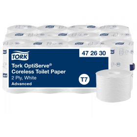 TORK 472630  – Tork OptiServe®– bezdutinkový toaletní papír T7, 24 rl., 2 vrst.