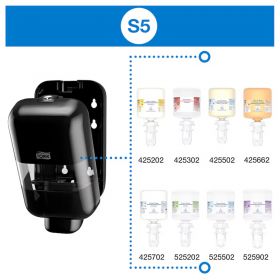 TORK 565208 – Mini dávkovač prostředků na ruce S5, černý