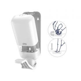 TORK 564100 – Dávkovač prostředků na ruce s loketní pákou S4, bílý