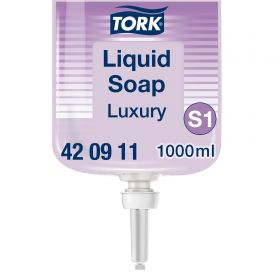 TORK 420911 — Luxusní jemné tekuté mýdlo S1, 1000 dávek, 6 x 1000 ml - Karton