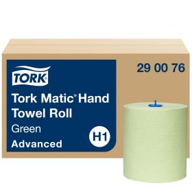 TORK 290076 – Matic® zelené papírové ručníky v roli H1, 2vr., 150m, 6 rolí - Karton