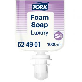TORK 524901– Luxusní jemné pěnové mýdlo S4, 2500 dávek, 6x1000 ml - Karton