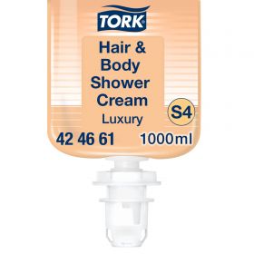 TORK 424661 – Tork luxusní sprchový gel na vlasy a tělo S4, 6 x 1000 ml - Karton