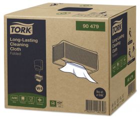 TORK 90479 – Long–Lasting čisticí utěrka netkaná W4, 4 x 90 útr. - Karton