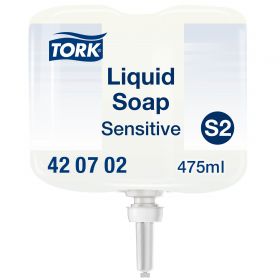 TORK 420702 –  Mini tekuté mýdlo pro citlivou pokožku S2, hypoalergenní, bez parfemace S2, 8 x 475 ml - Karton