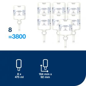TORK 420702 –  Mini tekuté mýdlo pro citlivou pokožku S2, hypoalergenní, bez parfemace S2, 8 x 475 ml - Karton