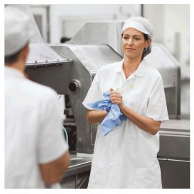 TORK 530279 – Heavy–Duty skládaná čistící utěrka netkaná W4, modrá, 4x105 ks - Karton