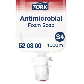 TORK 520800 – Antimikrobiální pěnové mýdlo S4, 6x1000 ml - Karton