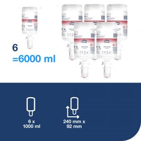 TORK 520800 – Antimikrobiální pěnové mýdlo S4, 6x1000 ml - Karton