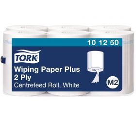 TORK 101250 papírová utěrka Plus M2, se střed. odv. 2vr., 125x6 útr. - Karton