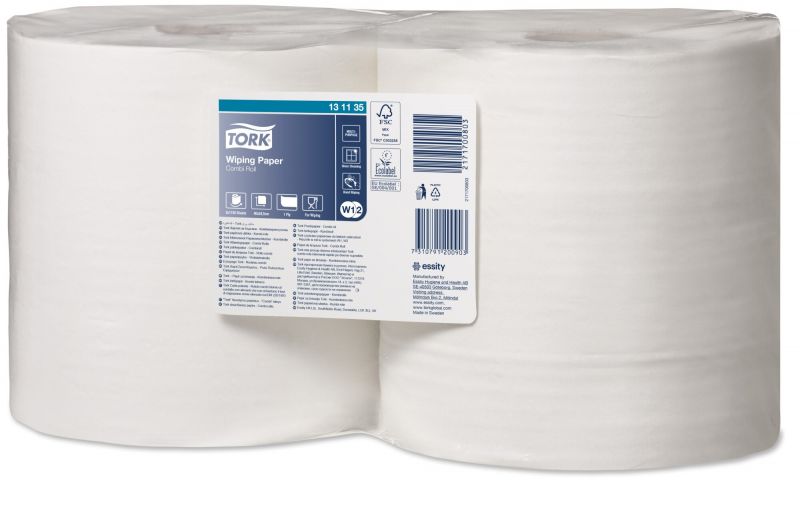 TORK 131135 – papírová utěrka Plus  W1/W2, 1vr., 1150x2útr. - Karton