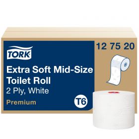 TORK 127520 – Mid–size jemný toaletní papír T6, 2vr., 90m