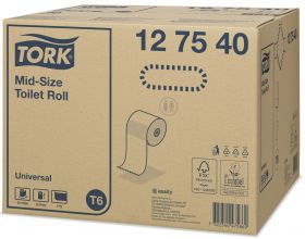TORK 127540 – Mid–size toaletní papír T6, 1vr., 135m - Karton