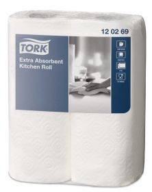 TORK 120269 – Extra absorpční kuchyňské utěrky v roli, 2vr., 15,4 m - Karton