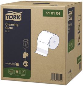 TORK 510104 – Jemná čistící utěrka W1, netkaná text., 380m