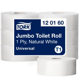 TORK 120160 – Jumbo jemný toaletní papír T1, 1vr., 6 x 480m - Karton